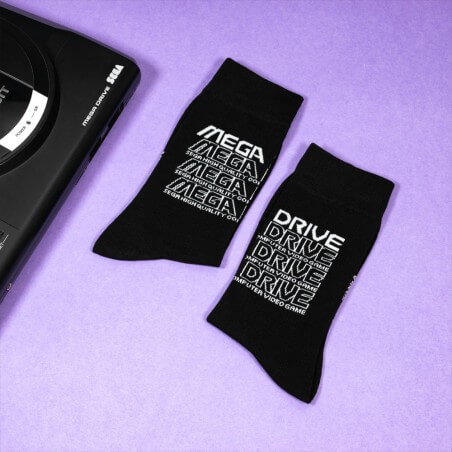 Numskull Official Mega Drive Black Socks