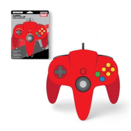 Teknogame Controller Classico per Nintendo 64 Rosso