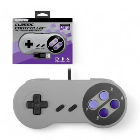 Teknogame SNES Style USB Classic Controller for PC Mac