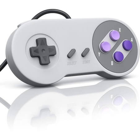 Teknogame SNES Style USB Classic Controller for PC Mac